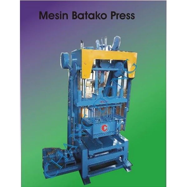 Mesin Batako Press Diesel 7 Hp