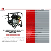 Mesin Pompa Irigasi 6 Inchi  ( Solar )