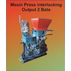 Mesin Press Interlocking Brick Output 2 Bata  1
