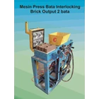 Mesin Bata Press Interlocking Output 2 Bata 1