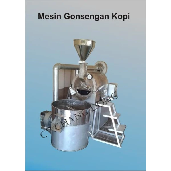 Mesin Sangrai Gonseng Roaster Kopi Kapasitas 25 kg/proses