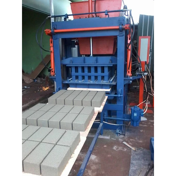 Hydrolic Press Machine Paving Block And Hollow Brick Semi Automatic
