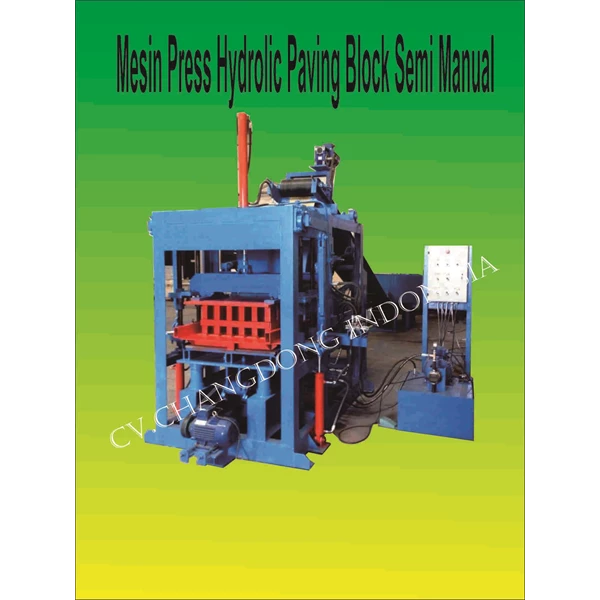 Block Paving Hydrolic Press Machine Model Semi Manual