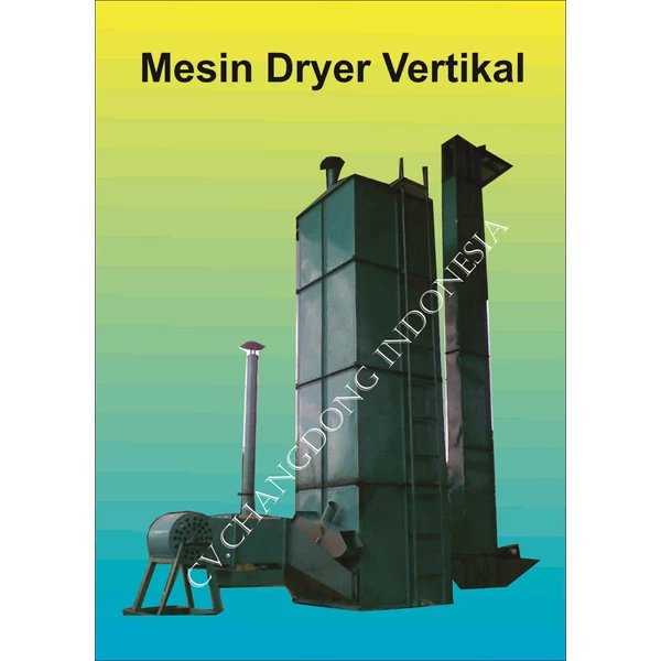 Mesin Pengolah Padi Dryer Vertikal