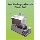 Mesin Pengaduk Mixer Hrizontal stainless steel 1