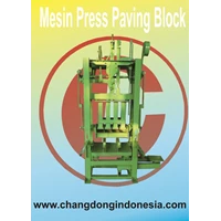 Mesin Press Paving Block Changdong 2000 pcs/hari