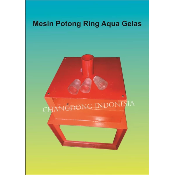 Mesin Pemotong Ring Aqua gelas model 1 Lubang