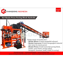 Mesin cetak batako Semi otomatis